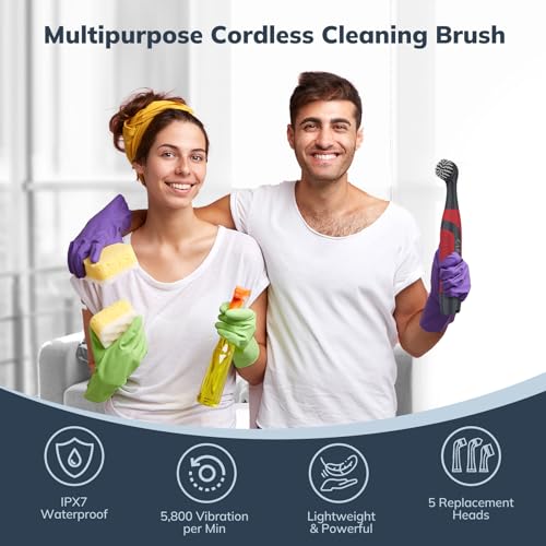 LifeBasis Cordless Electric Cleaning Brush - Image 4