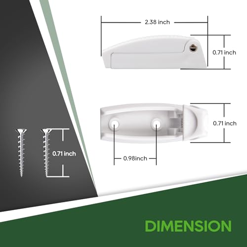 RVGUARD RV Door Holder, 5Pcs White Camper Door Catch - Image 4
