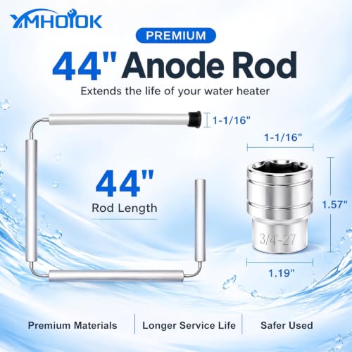 44" Flexible Magnesium Anode Rod for Hot Water Heater - Image 3