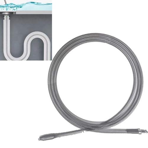 Drain Clog Remover, Metal Drain Hair Removal Tool,1 Pcs 78.7 Inch - Image 2