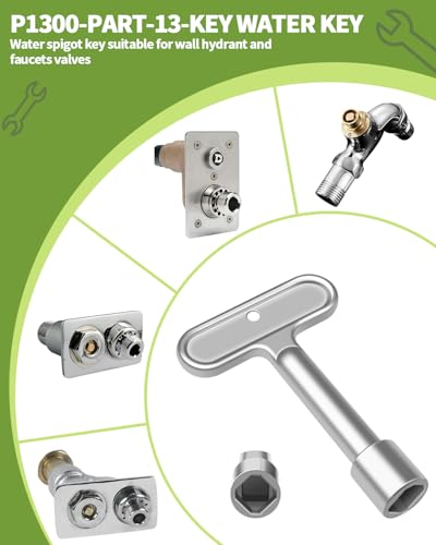 3/8'' Hydrant Key Compatible with Zurn P1300-PART-13-KEY | Hand Tools - Image 5