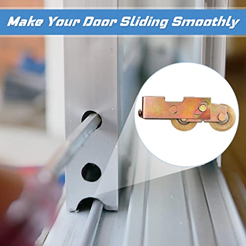 2 Pack Sliding Patio Door Tandem Roller, 1-1/4" Steel Ball - Image 7
