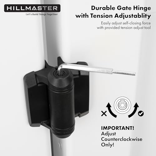 Heavy Duty Self Closing Gate Hinges with Safety Cap,Pool Gate - Image 4