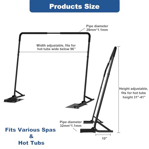 TOCRETOARE Hot Tub Cover Lifter, Spa Cover Lift Bar - Image 4