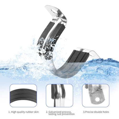 20PCS 1 Inch Reinforced Rigid Pipe Strap - Image 4
