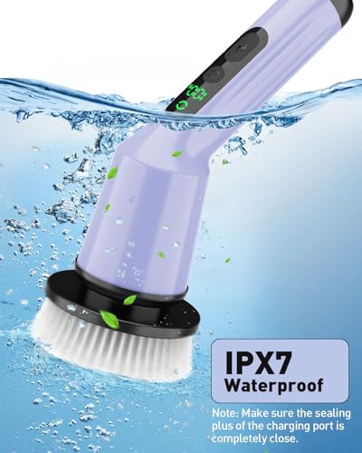 Electric Spin Scrubber for Bathroom, Shower Scrubber - Image 7