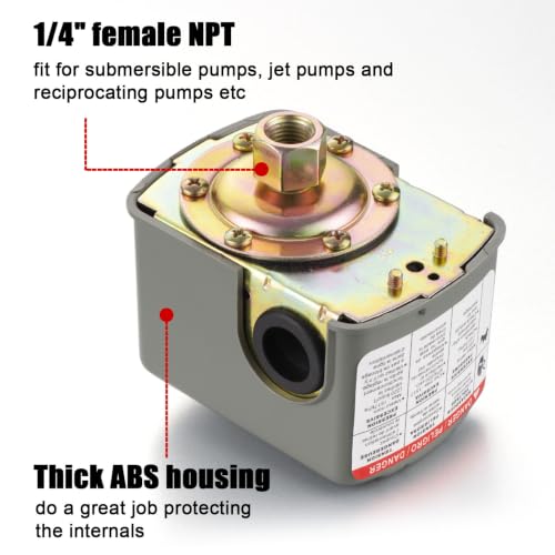 Water Pressure Switch 40-60psi for Well Pump - Image 7