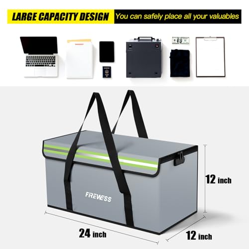 Large Fireproof Document Bag, 24x12x12'' Waterproof Safe bag - Image 3