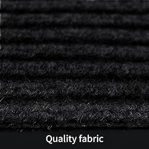 TANYOYO 2' X 4' Commercial Grade Door Floor Mat Brush Step Entrance Mat Vinyl Backed Utility Doormat Heavy Duty Floor Mat Commercial Outdoor Carpet Indoor Entrance Rugs，Black