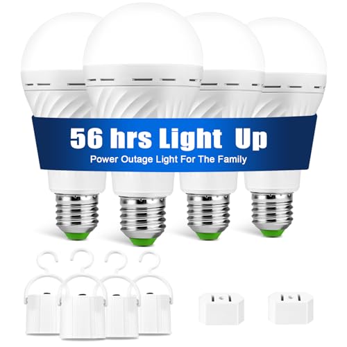 Rechargeable Light Bulbs for Lamp, LED Battery Backup Bulb - Image 2