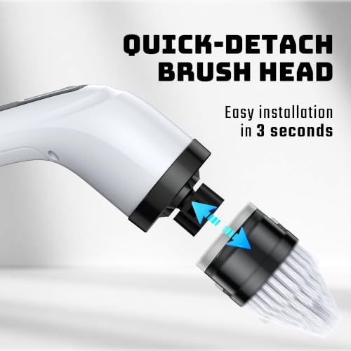 Electric Spin Scrubber for Bathroom: Shower Cleaner Brush - Image 8