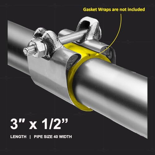 Highcraft Pipe Repair Clamp 1/2, IPS Single Bolt - Image 4