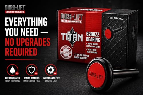 Titan Premium Quiet Nylon Garage Door Rollers, 2 in. Wheel - Image 7