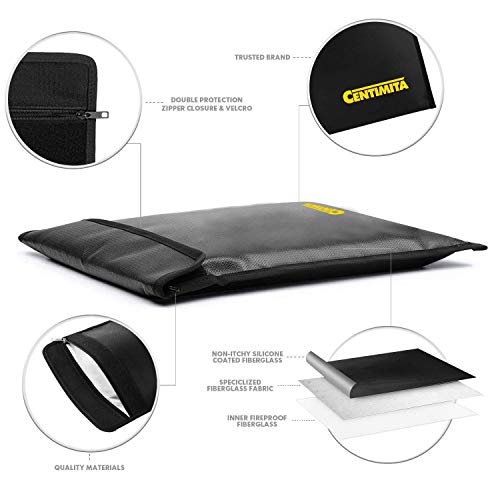 Fireproof Document Bag Waterproof Safe Folder - 2000℉ Money Bag - Image 4
