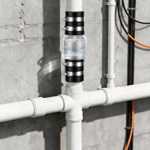 2 Pack 1-1/2“ Silent Check Valve with Buna-N Couplings - Image 7