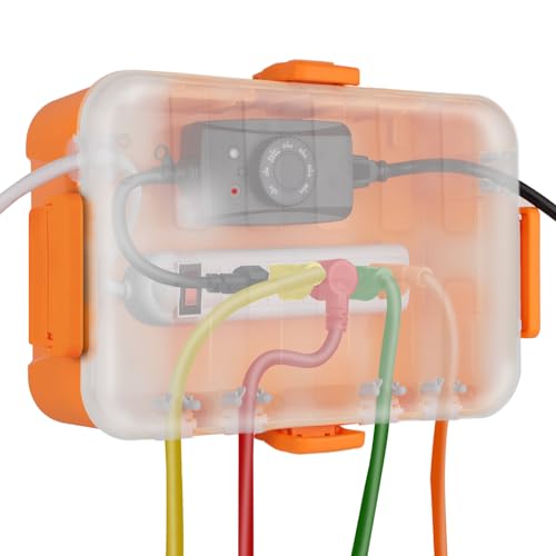 Large IP54 Waterproof Outdoor Electrical Box with Transparent Lid - Image 2