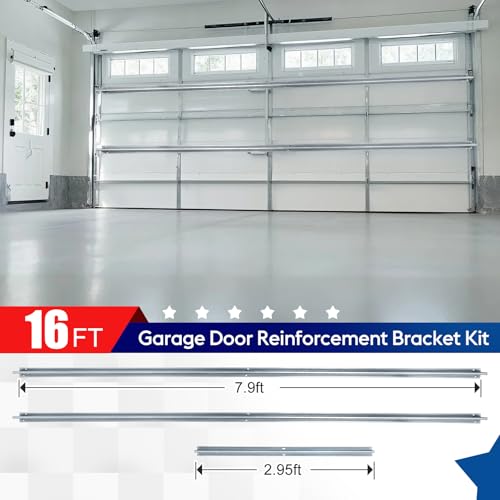 16ft Garage Door Bracket Strut,Heavy-Duty Steel Garage | Home Repair - Image 3