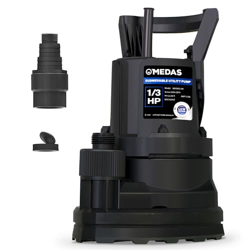 MEDAS Portable Sump Pump for Swimming Pool, Garden Pond - Image 2