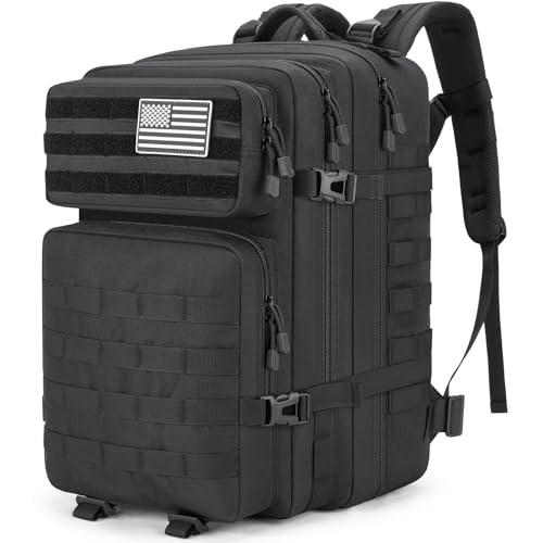 45L Large Tactical Backpack Military MOLLE 3 Day Bug Out Bag - Image 2