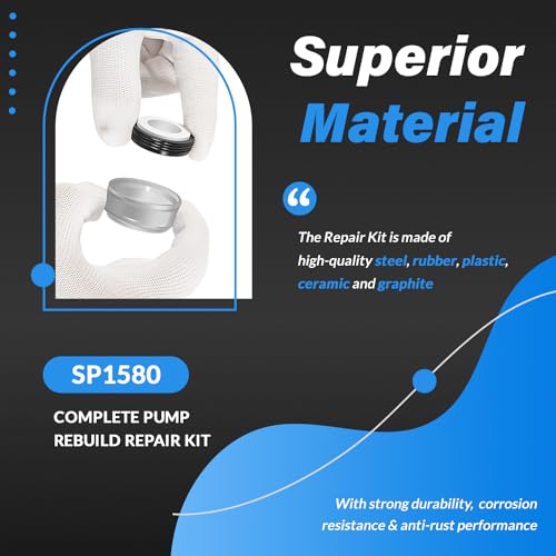 Replace for Hayward SP1580 Pump Seal Kit O-Ring Seal | Home Repair - Image 7