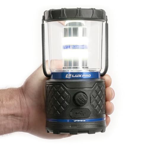 LUXPRO Rechargeable Dual-Power 2000 Lumen LED Lantern - Image 2