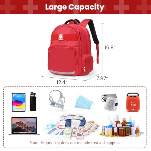 Gatycallaty First Aid Backpack Emt First Responder Bag - Image 3