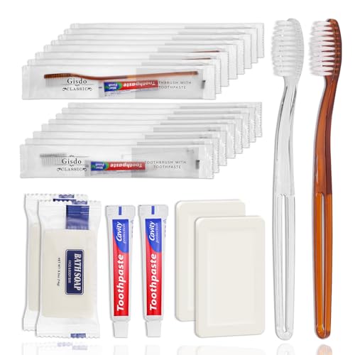 30 Pack Basic Toiletry Kits Disposable Toothbrushes - Image 2