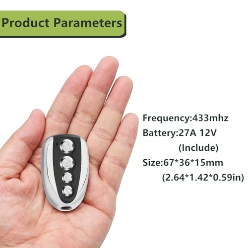 433Mhz Wireless Clone Remote Control Switch,3PCS Extender - Image 2