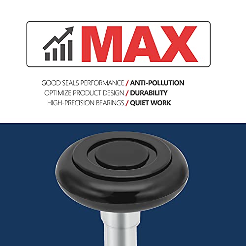 XIKE 10 Pcs 2" Nylon Garage Door Roller 4" Stem, MAX Quiet - Image 3