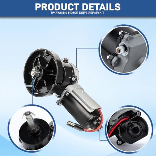 3317084.000U RV Awning Motor for Dometic 9200 - Image 5