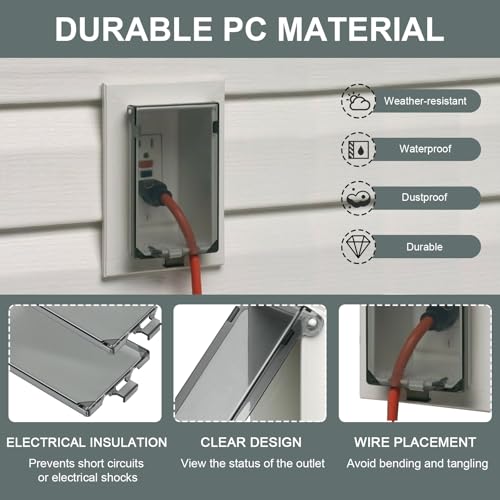 1-Gang Outdoor Outlet Cover, Type 3R Enclosure Cover | Pet Essentials - Image 5