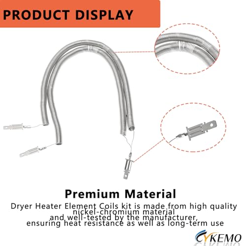 Upgraded Dryer Heating Element Coils Kit WE11X10007 - Image 3