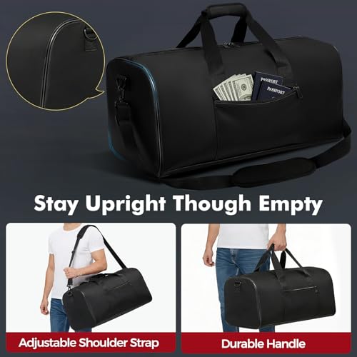 Large Waterproof Fireproof Document Bag, 24x12x12 in, Black - Image 7
