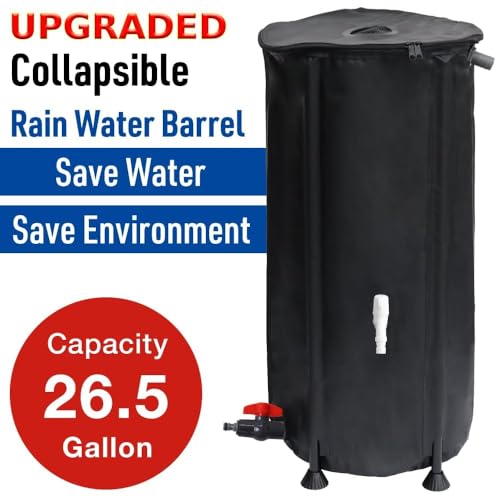 Japard 16 Inch Slim Rain Barrel Water Tank Collapsible - Image 3