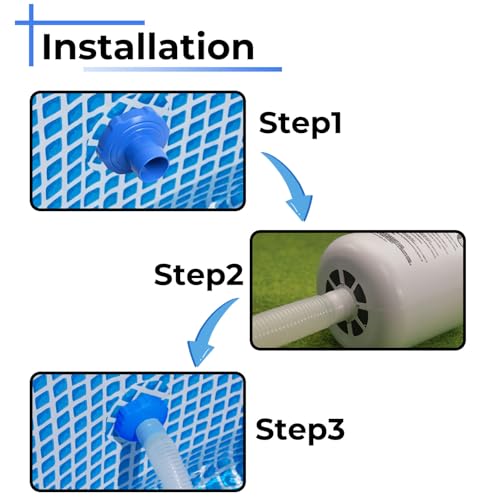 Pool Skimmer Hose Kit 1.5" x 27.6" for Above Ground Pool Skimmer - Image 6