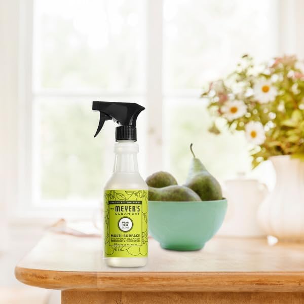 Mrs. MEYER'S CLEAN DAY Multi-Surface Everyday Cleaner, Pear Tree Scent, 16 Fl Oz (Pack of 6)
