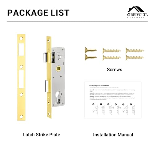Storm Door Mortise Lock Body, Mortise Lock Replacement Parts - Image 7