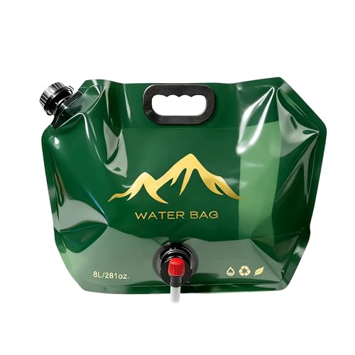 Collapsible Water Jug 2 Gallon (8L), Foldable Bag with Spigot - Image 2
