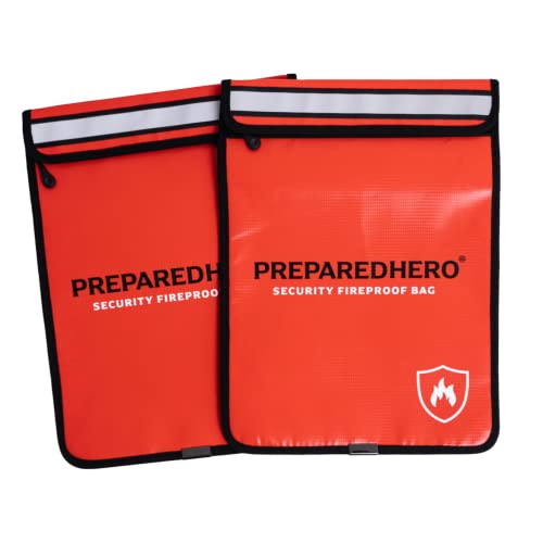 Prepared Hero Fireproof Document Bag, Fire Resistant Safe - Image 2