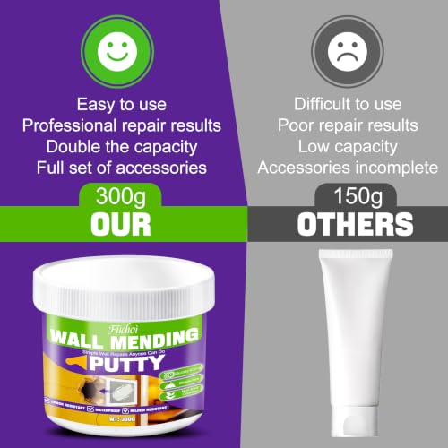 Drywall Repair Kit, 10.5oz Wall Spackle Paste - Image 6