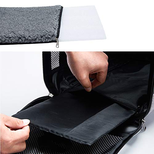 Vceoa 17.5"x11"x11" Pet Carrier for Cats - Image 6