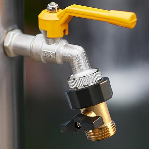 Garden Hose Shut Off Valve, 4 Pack 3/4 Inch Heavy Duty Brass - Image 8
