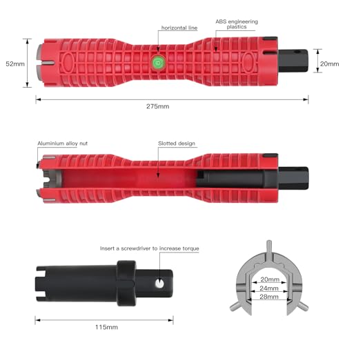 Faucet and Sink Wrench 8 in 1 - Multifunctional Faucet | Hand Tools - Image 3
