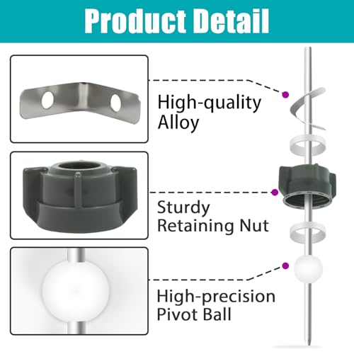 6 Pcs Lavatory Pop Up Center Piece Assemblies Compatible - Image 6