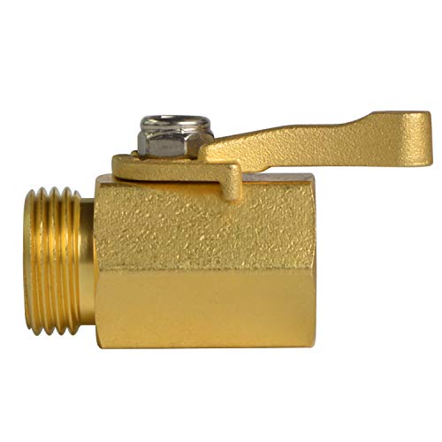 Heavy Duty 3/4" Brass Shut Off Valve with Large Handle, Full Flow - Image 3