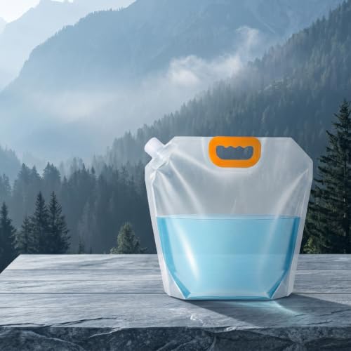 InnoHHustle 12Pcs 1.3 Gallon Water Bags Foldable Emergency Jug - Image 3