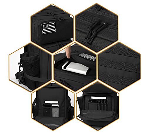 QT&QY 45L Tactical backpack & Tactical Toiletry Bag - Image 6