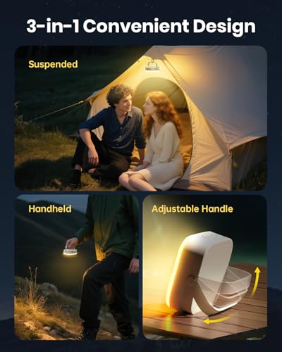 Eventek 2Pack 20000mAh Camping Lights, Camping Lantern - Image 7