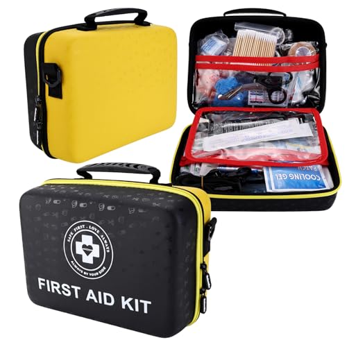 Emergency First Aid Kit 410 PCS – Hard Shell Dual-Color - Image 2