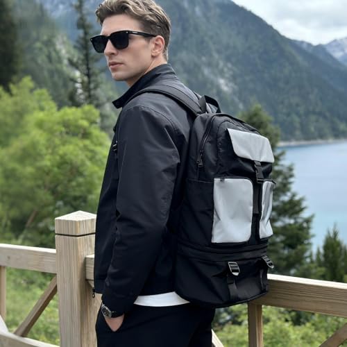 SSZYace Hiking Backpack, Sport Travel Bag Daypack | Travel Essentials - Image 3